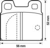 BENDIX 571804B Brake Pad Set, disc brake